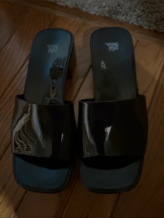 Target Shoes - Wild Fable Black Macy Open Toe Heel